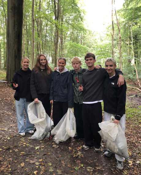 Affaldsindsamling til klimahandledag