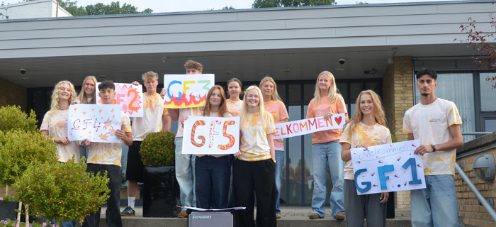 Første skoledag på Mariagerfjord Gymnasium