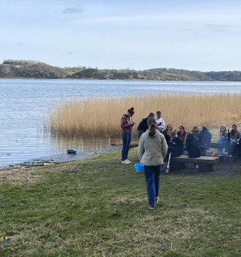 Undervisning tæt på naturen ved Mariager Fjord