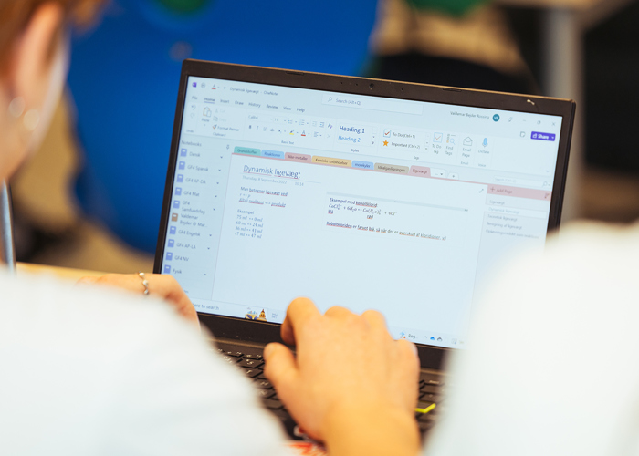 Undervisning på Mariagerfjord Gymnasium