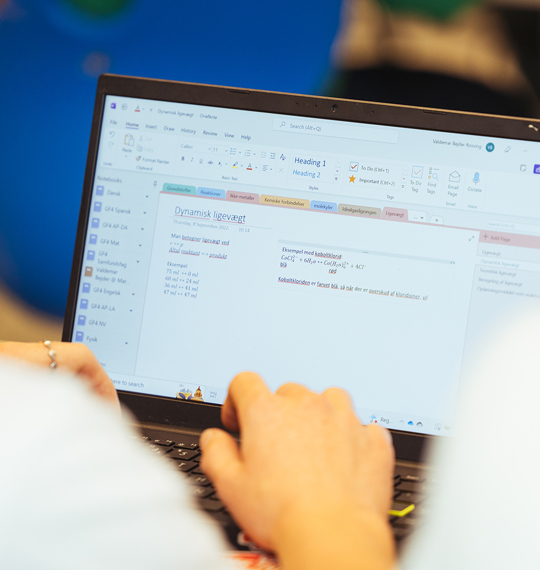 Undervisning på Mariagerfjord Gymnasium