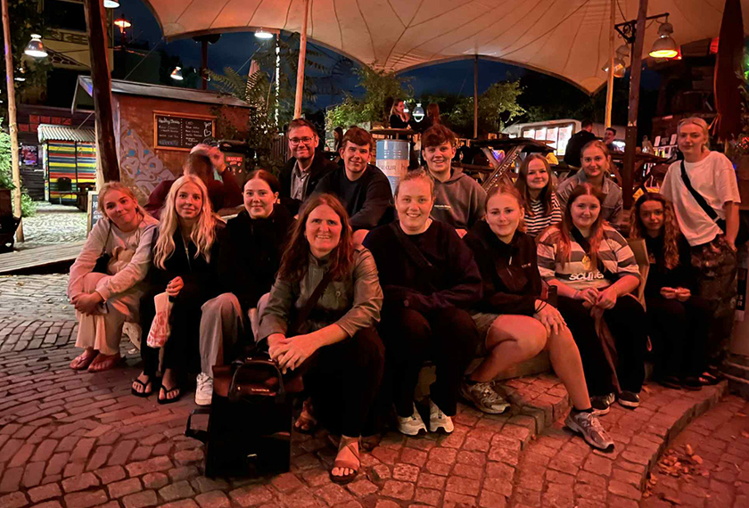 HF-elever på studietur til Berlin