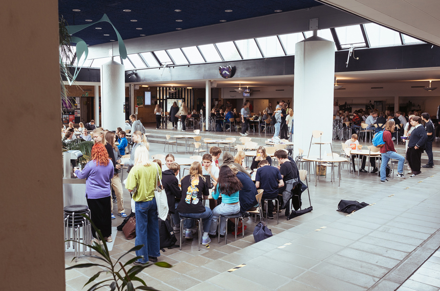 Et levende studiemiljø - Grønnegården på Mariagerfjord Gymnasium