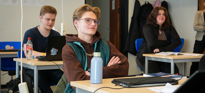 Elever i VHF-klassen på Mariagerfjord Gymnasium