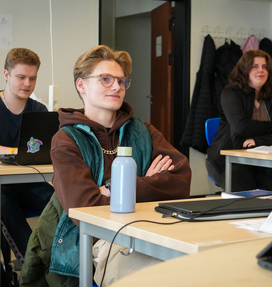 Elever i VHF-klassen på Mariagerfjord Gymnasium